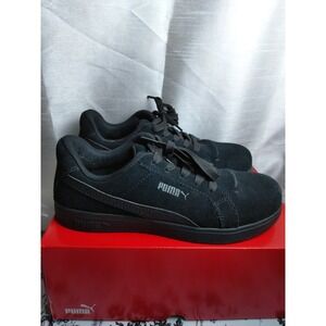 Puma Women's Iconic Black Suede Leather With Composition‎ Safety Toe Size 9 W
